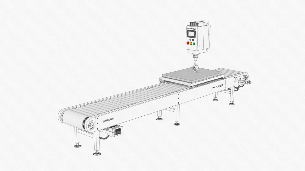 Frequency converter application in weighing system