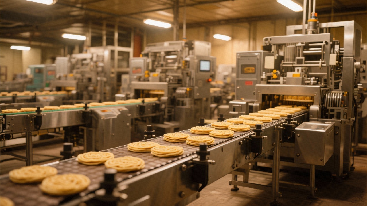 frequency converter in food production line