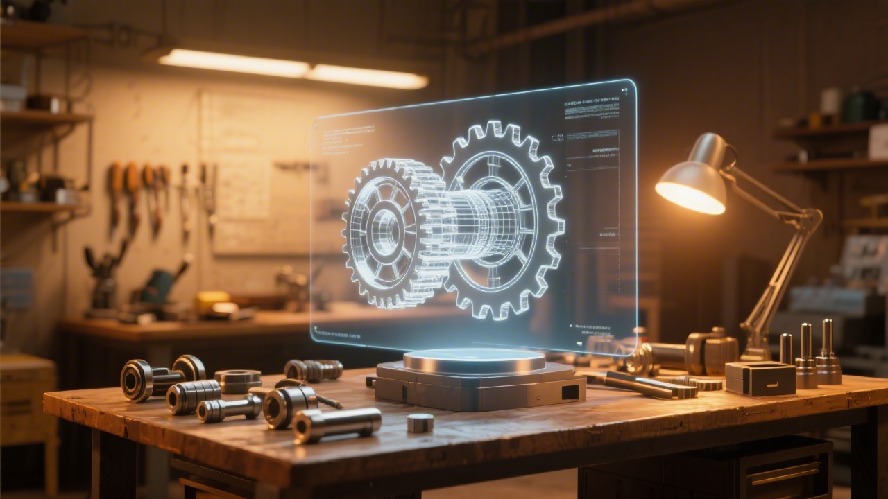 AI generating industrial design blueprint